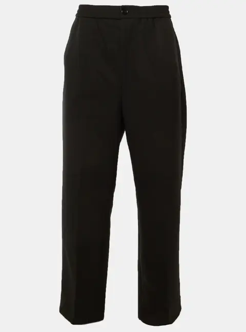 Ami Alexander Mattiussi Black Wool Blend Trousers M