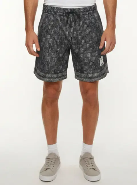Amiri Blue Logo Jacquard Cotton Shorts S