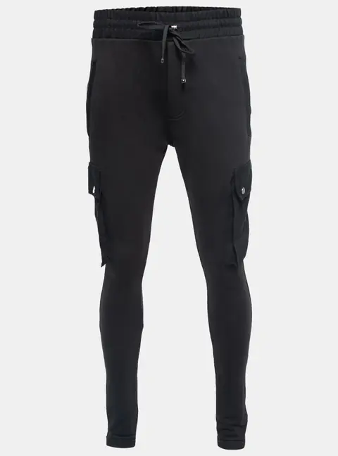 Amiri Black Cotton Cargo Sweatpants M
