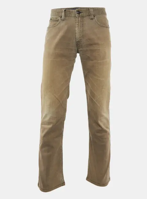 Armani Collezioni Brown Stretch Cotton J15 Slim Fit Pants L