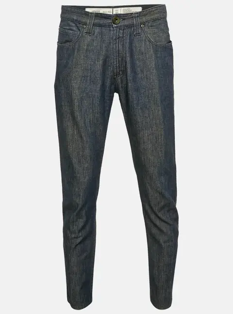 Armani Collezioni Navy Blue Denim J15 Slim Fit Jeans L Waist 33"