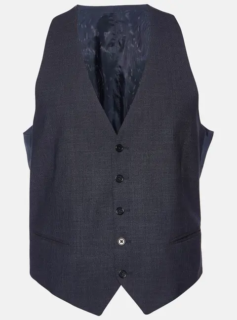 Armani Collezioni Charcoal Grey Wool Vest L