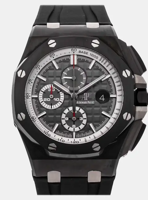 Audemars Piguet Royal Oak Offshore 26405CE.OOA002CA.01 Black Automatic Ceramic Men's Wristwatch 44mm