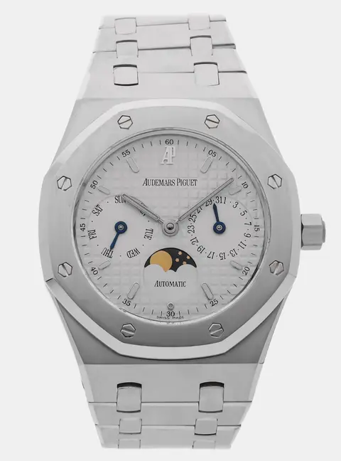 Audemars Piguet Royal Oak Day-Date Moonphase 25594ST.OO.0789ST.05 Silver Stainless Steel Automatic Men's Watches 36mm