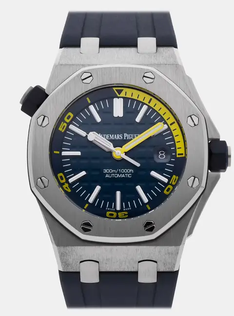 Audemars Piguet Royal Oak Offshore 15710ST.OO.A027CA.01 Blue Stainless Steel Automatic Men's Wristwatches 42mm