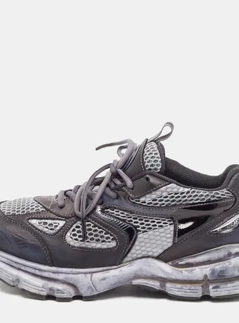 Axel Arigato Grey/Blue Mesh and Leather Marathon R Trail Sneakers Size 39