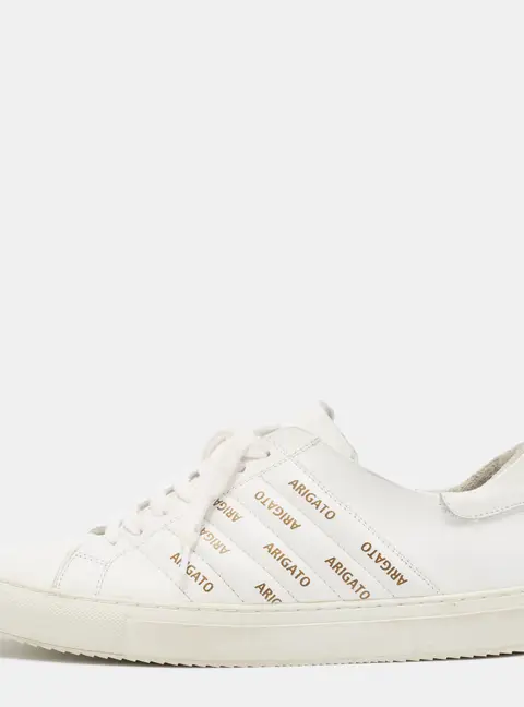 Axel Arigato White Leather Low Top Sneakers Size 43
