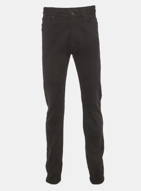 Balenciaga Unisex Black Cotton Knit Pants S