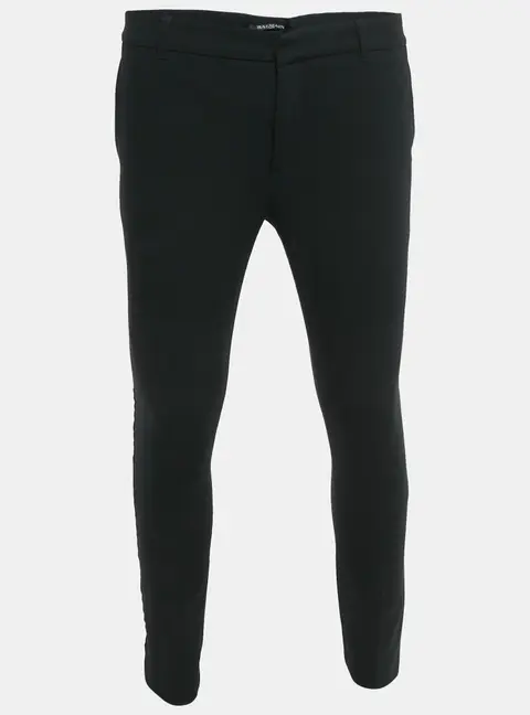 Balmain Black Cotton Trousers XL