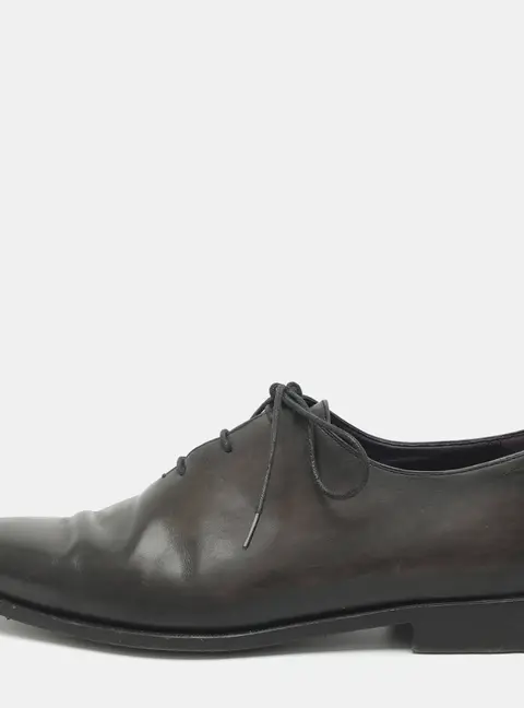 Berluti Galet Size 43 Black/Brown Leather Oxfords