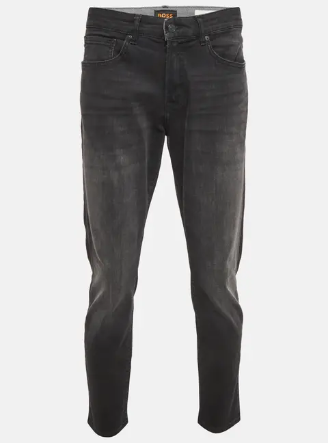 Boss Orange By Hugo Boss Black Denim Onyx Slim Tapered Jeans M Waist 37"