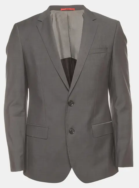 Boss By Hugo Boss Grey Wool Long Sleeve C Huge1S Jacket M