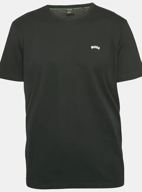 Boss By Hugo Boss Black Logo Print Jersey Crew Neck T-Shirt XL