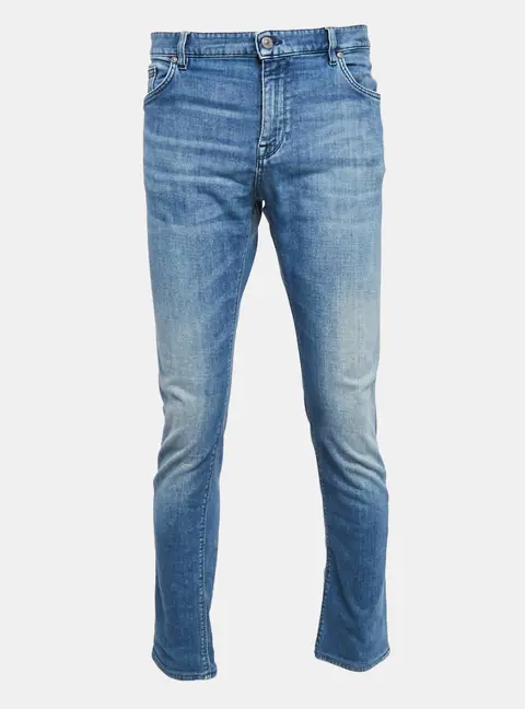 Boss By Hugo Boss Blue Faded Denim Candiani Jeans XXL Waist 40"