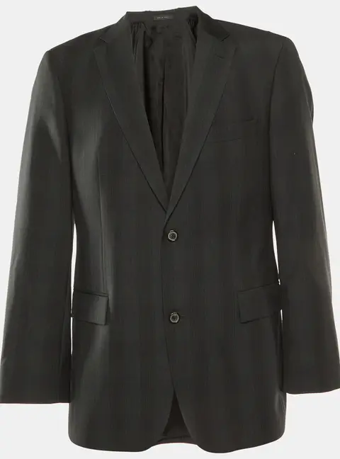 Boss By Hugo Boss Black Wool Paolini Tailored Blazer L