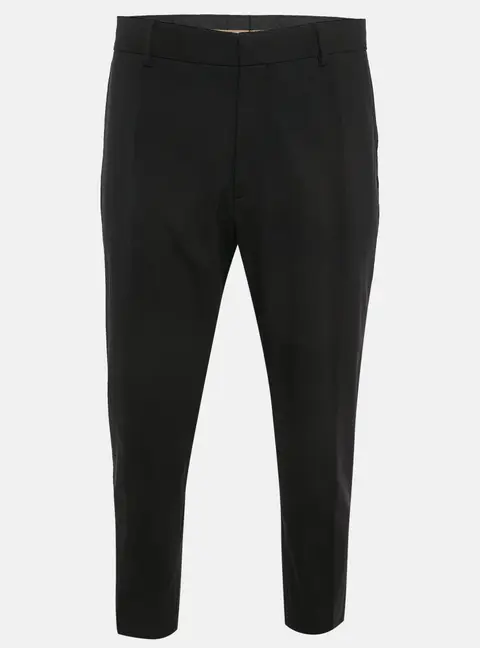 Boss By Hugo Boss Black Wool Formal Trousers XL