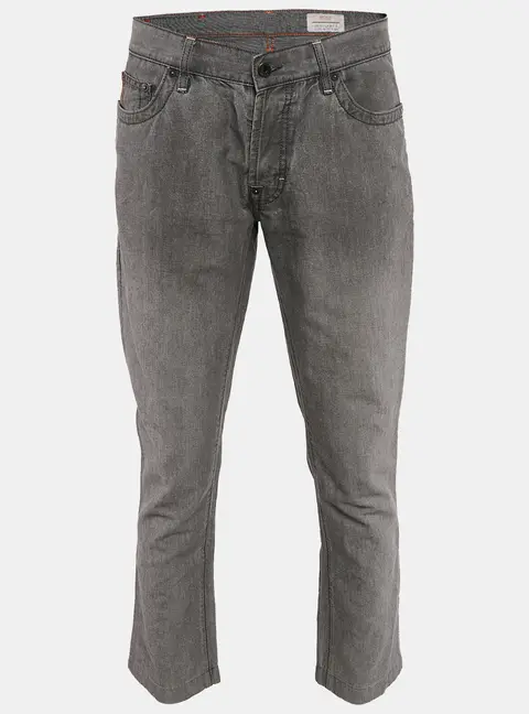 Boss By Hugo Boss Grey Cotton Blend Regular Fit Pants L