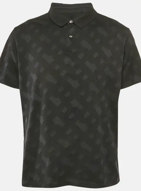 Boss By Hugo Boss Black Patterned Jersey Pack 33 Polo T-Shirt XXL