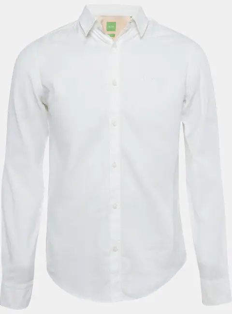 Boss Hugo Boss White Cotton C-Buster Shirt S