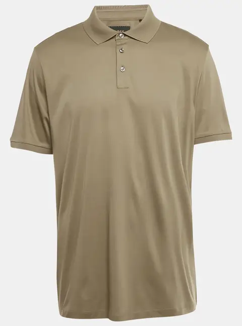 Boss By Hugo Boss Grey Jersey L-Perry Polo T-Shirt XXL