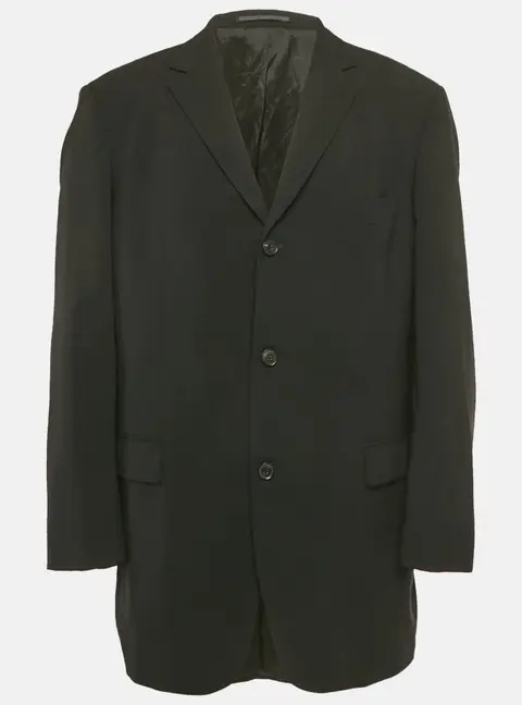 Boss By Hugo Boss Black Wool Gary Waters Blazer XL