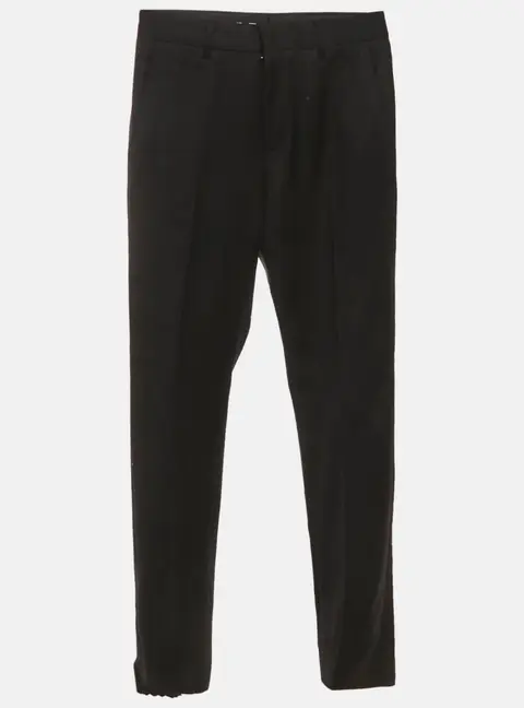 Boss By Hugo Boss Black Gabardine Regular Fit Pants XS/Waist 30"