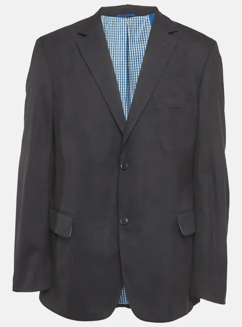 Boss By Hugo Boss Navy Blue Wool Guabello Biotech Regular Fit Blazer XXXL