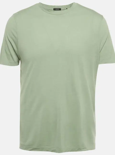 Boss By Hugo Boss Light Green Tech Wool T-Shirt L