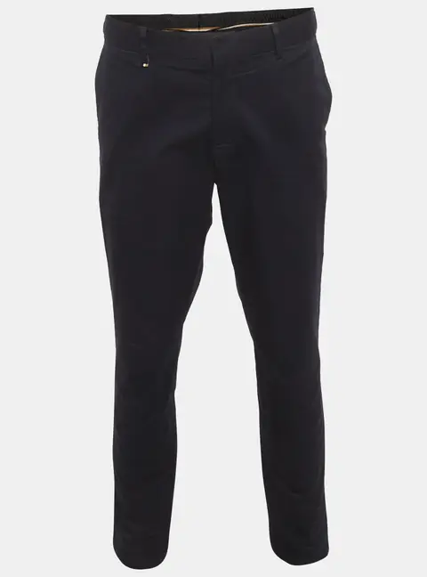 Boss By Hugo Boss Blue Gabardine Trousers  XL/Waist 36"