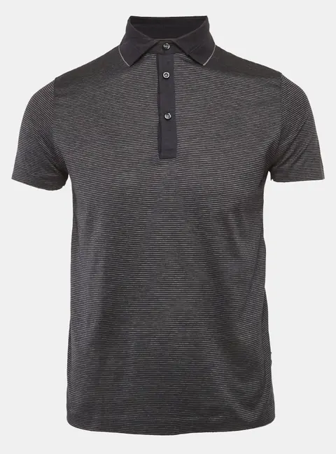 Boss By Hugo Boss Blue Jersey Teatina Polo T-Shirt S