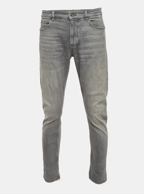 Boss By Hugo Boss Grey Denim Delaware Slim Fit Jeans L/Waist 36"