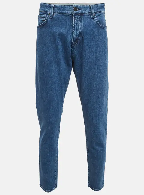 Boss By Hugo Boss Blue Denim Re.Maine Bo Regular Fit Jeans M Waist 37"