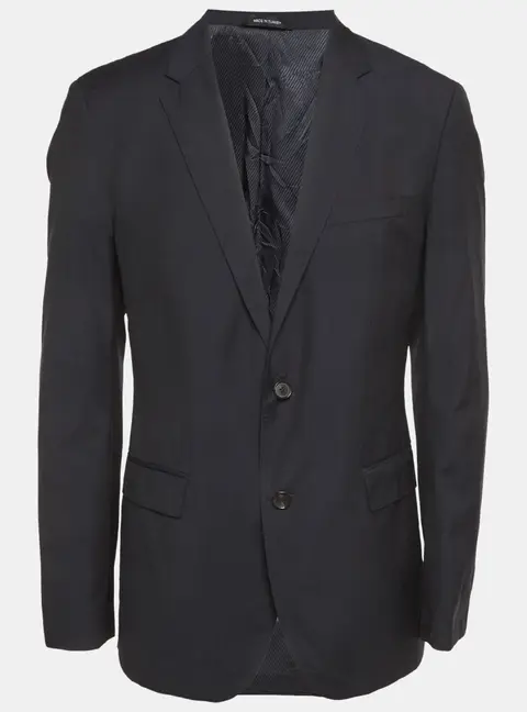 Boss By Hugo Boss Black Wool The James3 Blazer L
