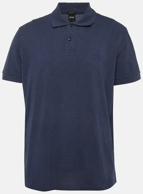 Boss By Hugo Boss Blue Pique Polo T-Shirt XXL