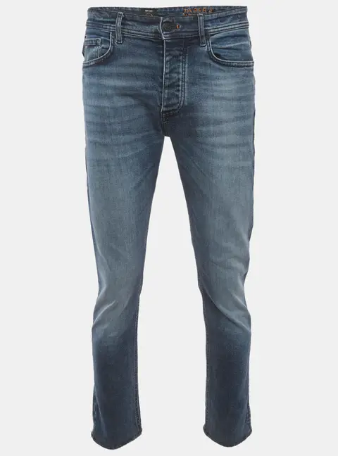 Boss by Hugo Boss Blue Denim Taber Tapered Fit Jeans L/Wait 33"