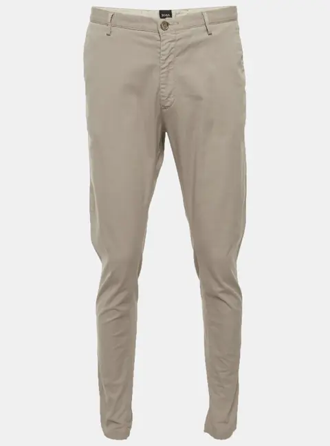 Boss By Hugo Boss Beige Cotton Chino Trousers XXL