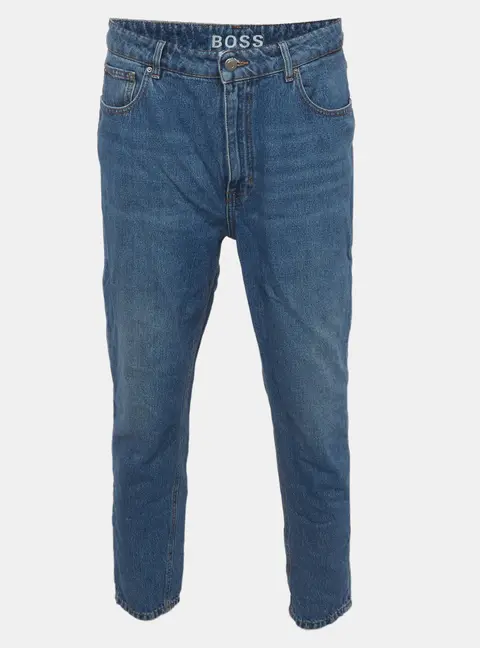 Boss By Hugo Boss Blue Denim Regular Fit Jeans M/Waist 32"