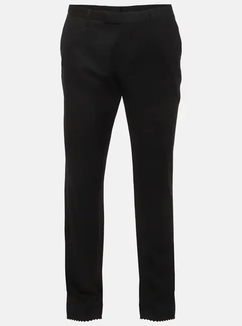Boss Selection Hugo Boss Black Wool Straight Fit Pants XL