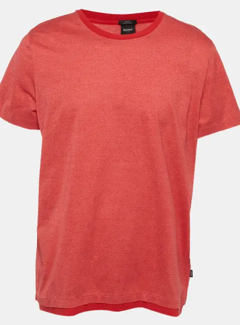 Boss By Hugo Boss Red Jersey Tessler Crew Neck T-Shirt XXL