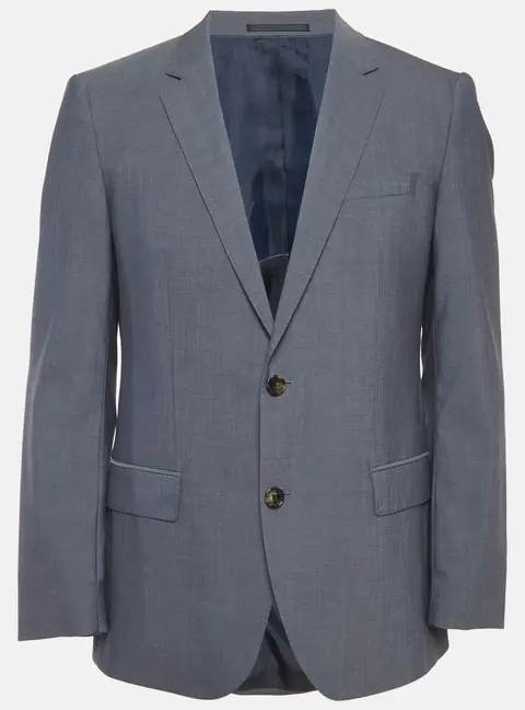 Boss By Hugo Boss Blue Wool Single Breasted Blazer L