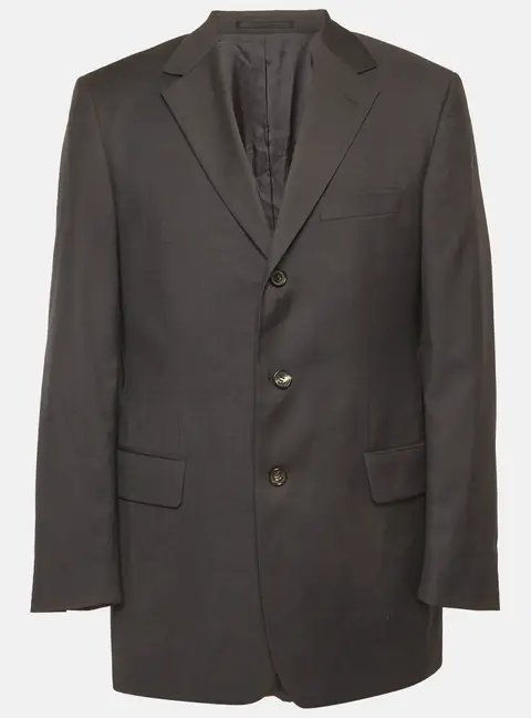Boss By Hugo Boss Grey Wool Single Breasted Blazer L