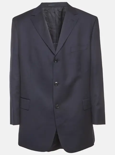 Boss By Hugo Boss Navy Blue Wool Single Breasted Scorsese/Movie Blazer 4XL