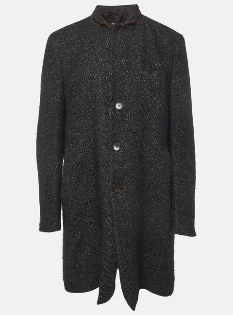 Boss By Hugo Boss Tweed Long Sleeve NYE1 Coat XXL