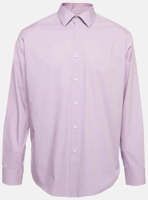 Boss By Hugo Boss Purple Cotton Regular Fit Button Up Shirt XL