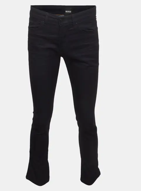 Boss By Hugo Boss Navy Blue Denim Slim Fit Delaware Jeans M/ Waist 32"