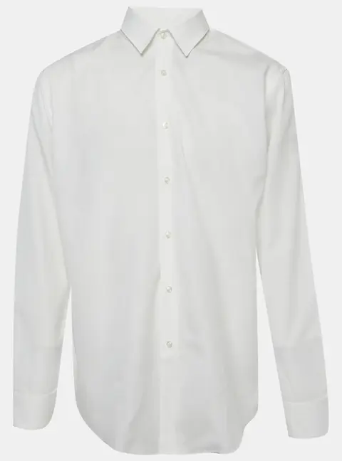 Boss By Hugo Boss White Poplin Regular Fit Eliott Shirt XXXL