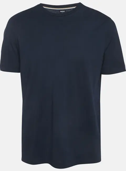 Boss By Hugo Boss Navy Blue Jersey Crewneck Thompson T-Shirt L
