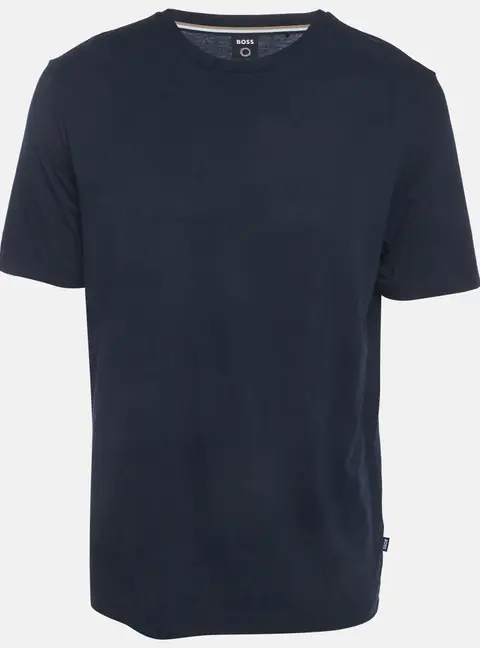 Boss By Hugo Boss Navy Blue Jersey Crewneck Thompson T-Shirt L