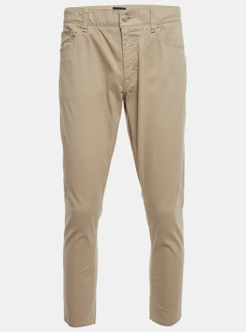 Boss By Hugo Boss Beige Stretch Cotton Delaware Pants XXL