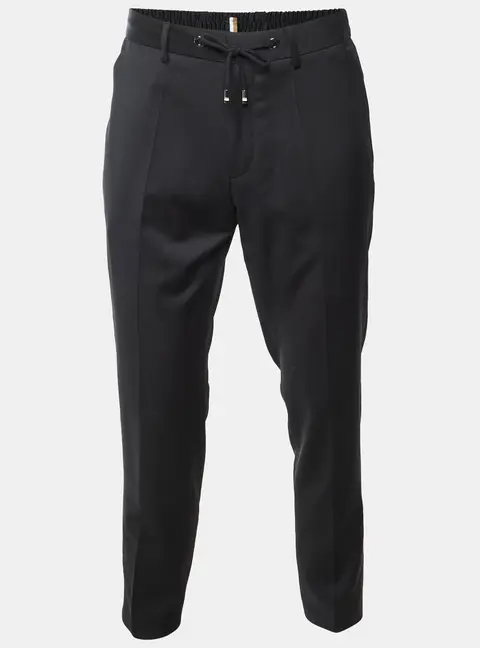 Boss By Hugo Boss Black Wool H-Genius Slim Fit Pants M